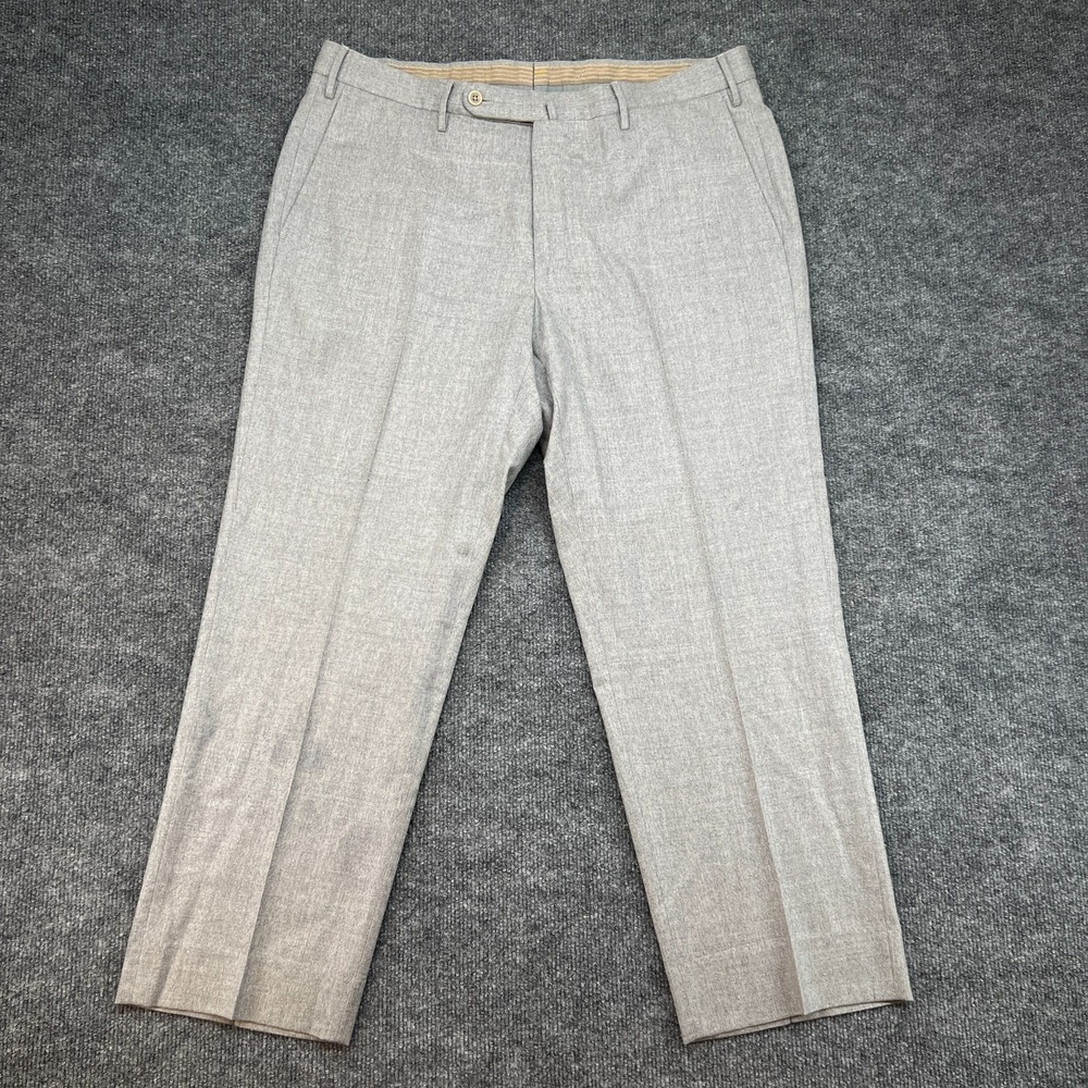 Incotex Pants Men's 34x26 Classic Fit Pattern B Wool Trouser